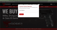 Desktop Screenshot of hoosierarmory.com